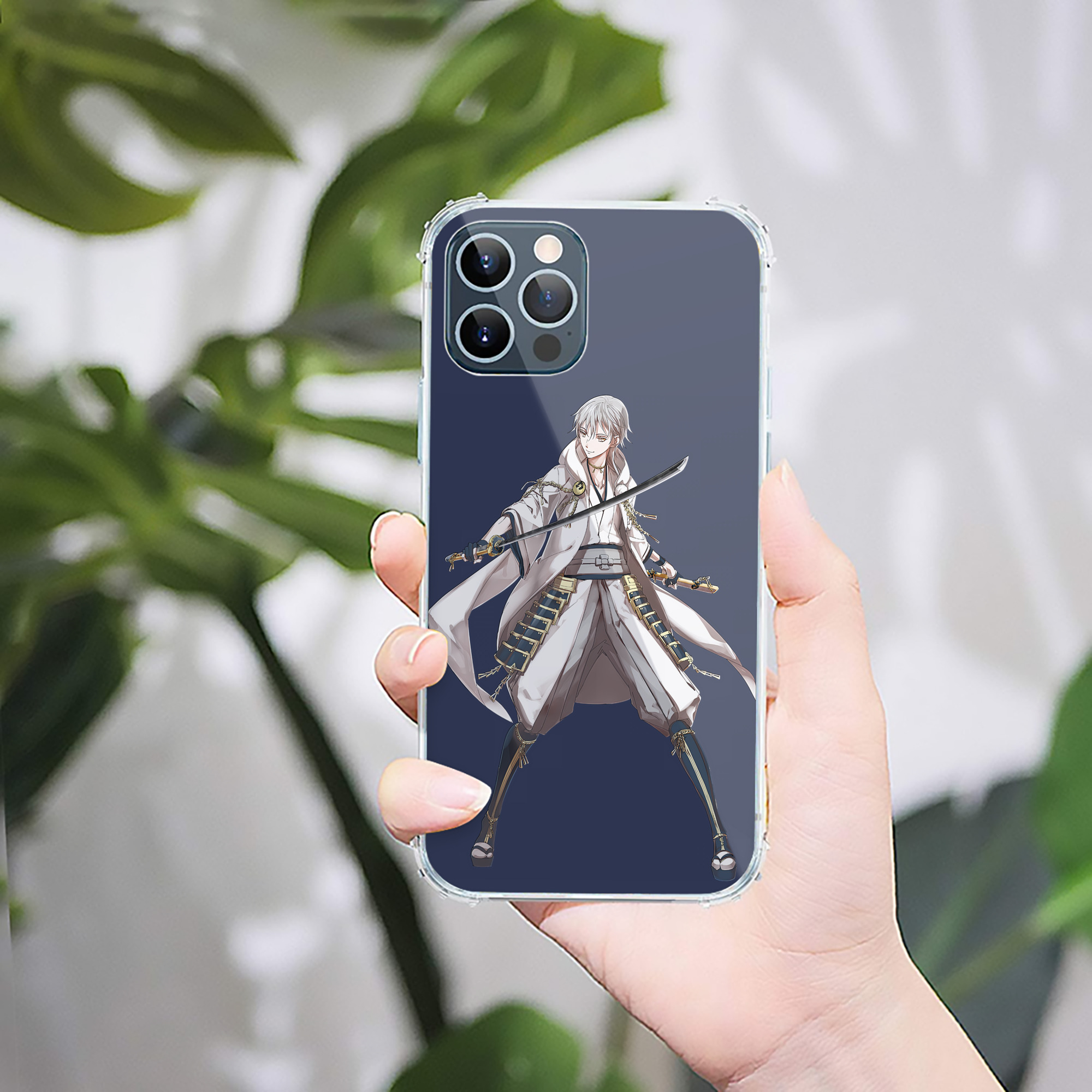 （画像用） 刀剣乱舞 Touken Ranbu 【iPhone 12シリーズ対応】透明スマホケース（クリアソフトケース）